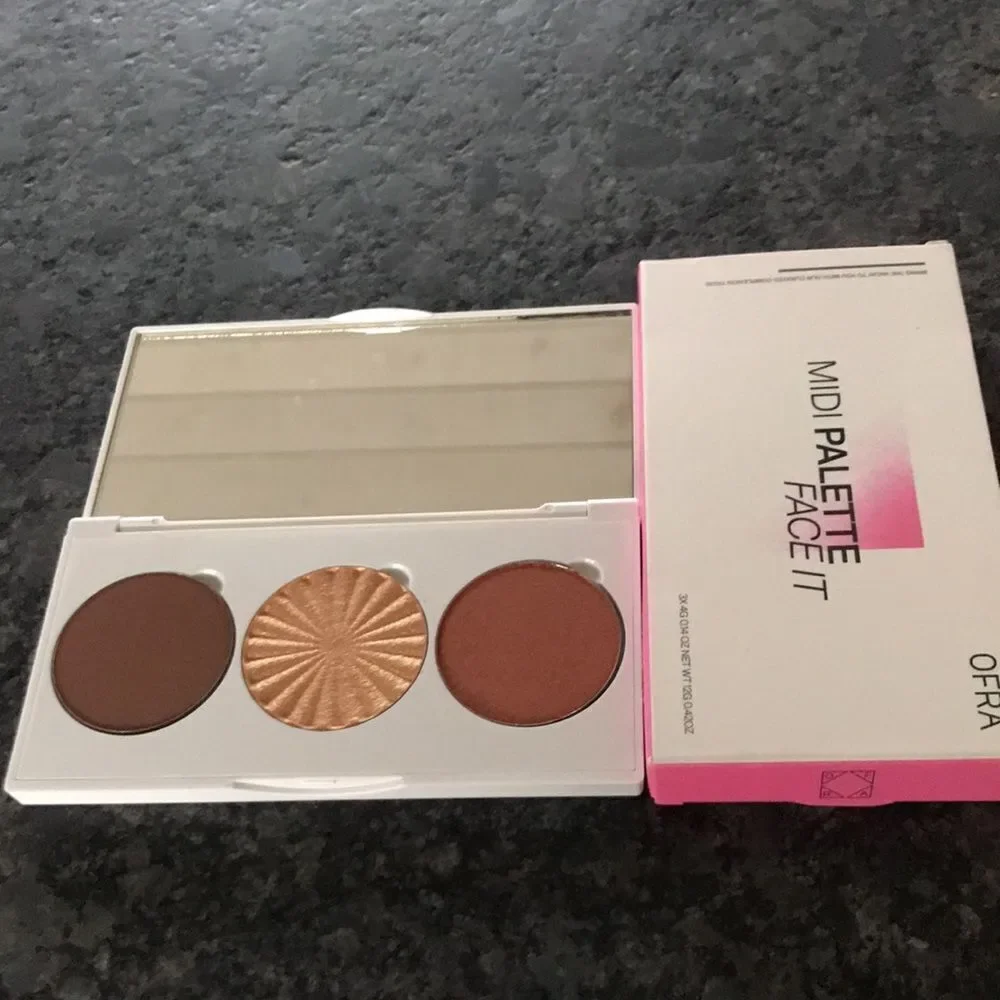OFRA MIDI Palette Face It Deep sculpt, warm, highlight NEW